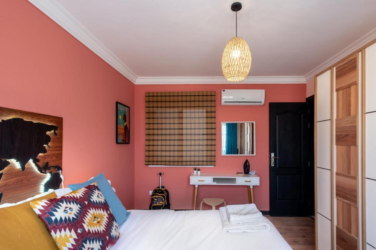 The 2Bdr Compelling Condo 5 Min To Cai Airport Kairo Exteriör bild