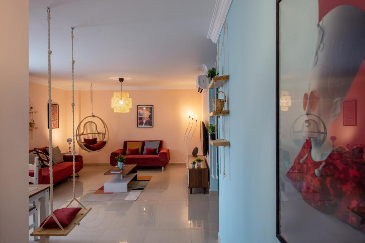 The 2Bdr Compelling Condo 5 Min To Cai Airport Kairo Exteriör bild